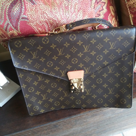 Louis Vuitton, Bags, Louis Vuitton Briefcase The Real Thing